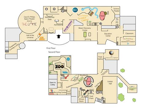 discovery children's museum floor plans